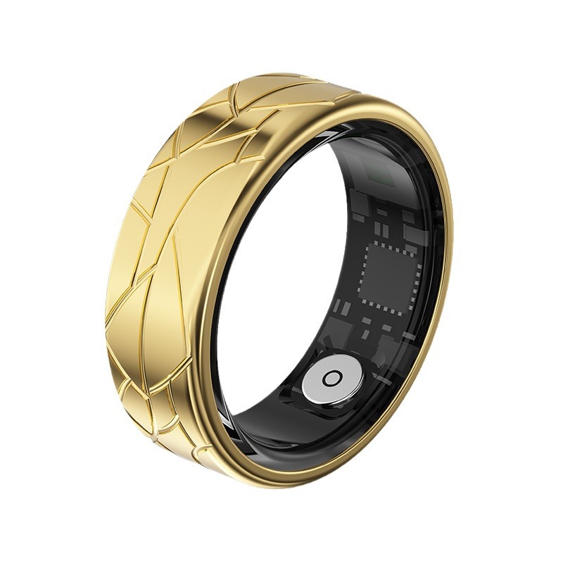 Health Fashion Smart Ring Heart Rate SpO2 Tracker Sleep Recorder IP68 Waterproof Exposed PCB Design App Control Bluetooth Men Women Fitness