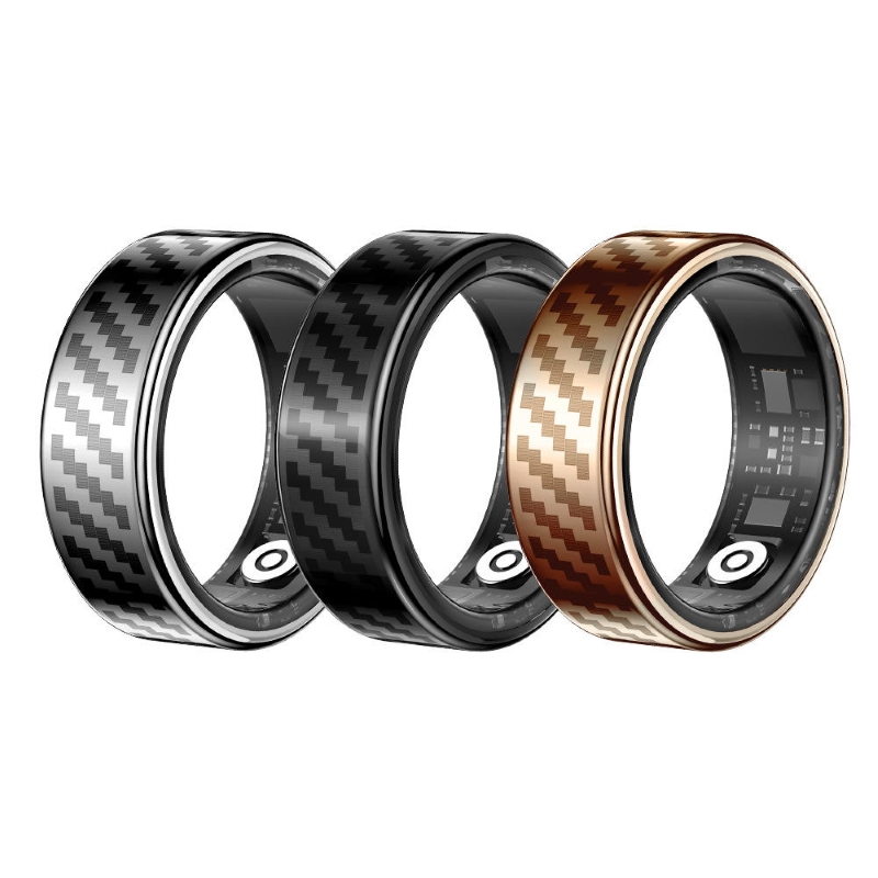 Smart Ring Health Monitor - Heart Rate Sleep Tracker Fitness Ring for Men Women
