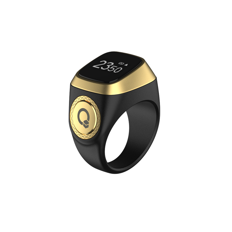 Zikr Lite Muslim Tasbih Counter Smart Ring Smart Zikr Ring Tasbeeh Counter App Waterproof IP68 WiFi Remote Control Alarm Clock Touch Screen Android IOS Counter Ring