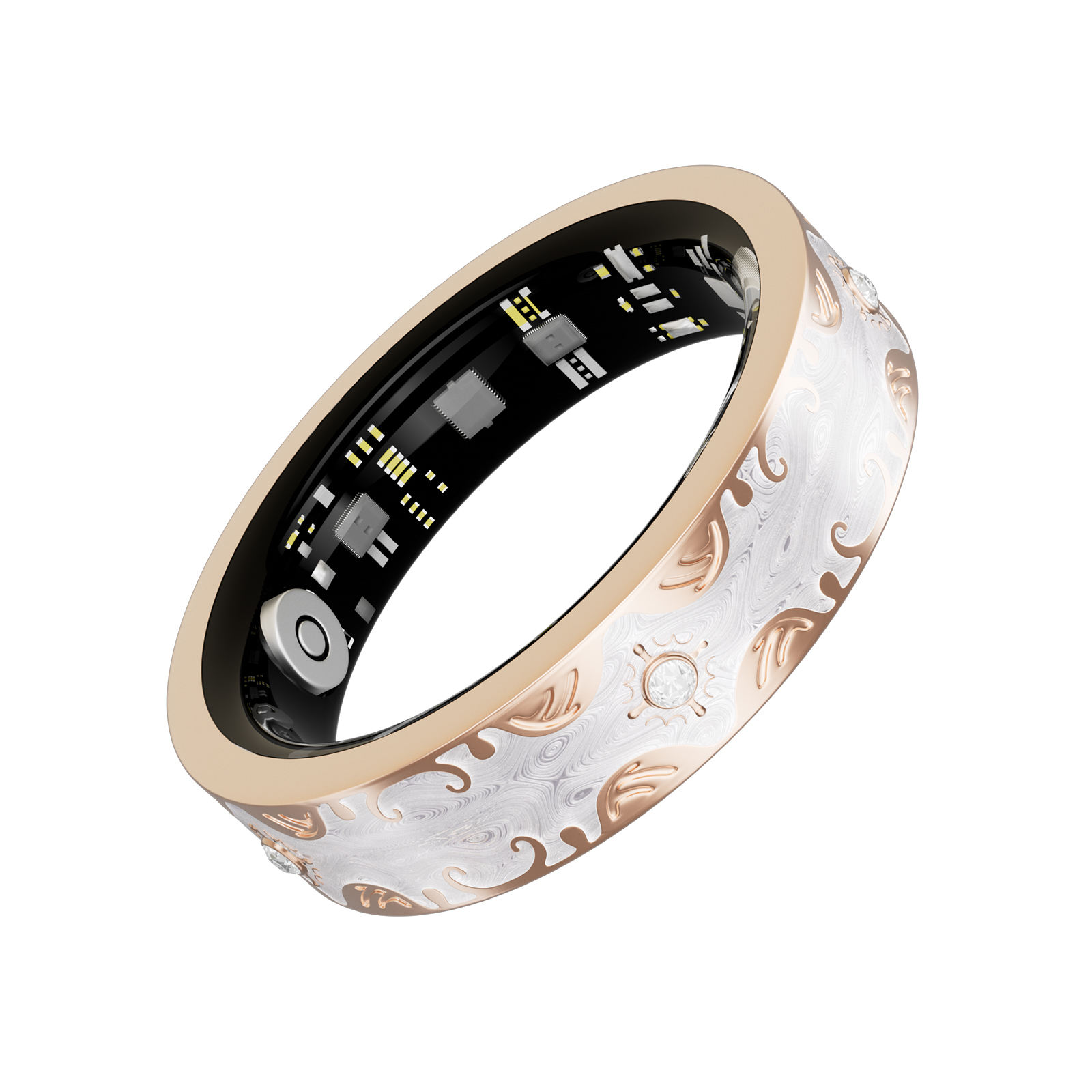 2026 Fashion Colorful Smart Ring ODM Health Monitoring Wearable Device HRV Sleep Fitness Tracker Multisports Finger Ring Ladies