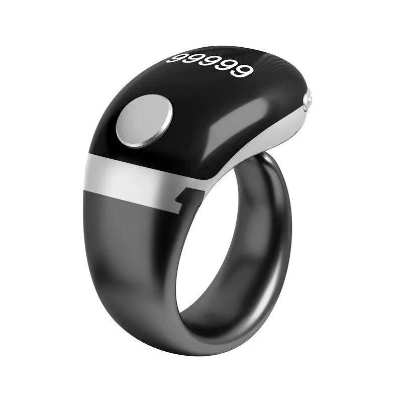 Smart Tasbeeh Ring - OLED Digital Prayer Counter with Bluetooth APP Sync, Waterproof Zikr Beads Alternative for Muslims & Daily Counting